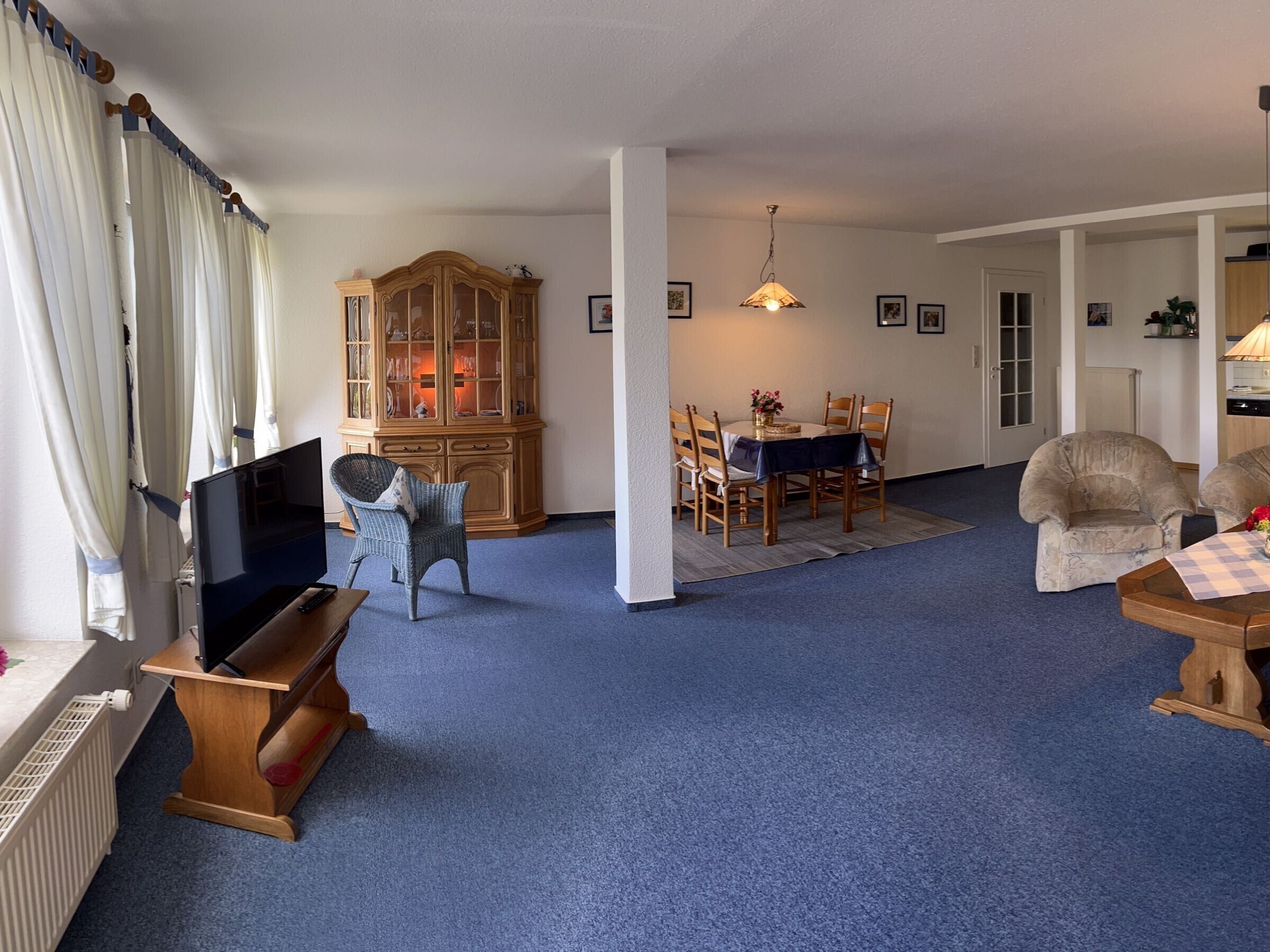 Televisie en een tafeltennistafel