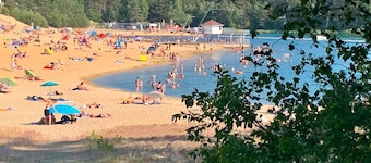 Appartamento 'Bresser Bernsteinsee' con terrazza privata, giardino privato e Wi-Fi