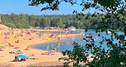 Ferienwohnung 'Bresser Bernsteinsee' mit privater Terrasse, privatem Garten und Wi-Fi