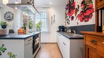 Kühlschrank, Ofen, Herdplatte, Geschirrspüler