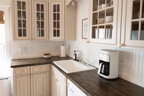Fridge, microwave, oven