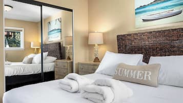 2 bedrooms, iron/ironing board, travel crib, WiFi