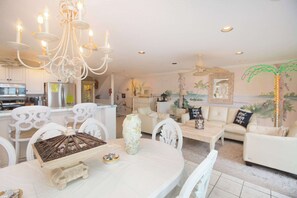 TV, video games, DVD player, foosball