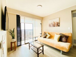 Living area - R Lindo departamento 1BR en Miraflores (Lima)