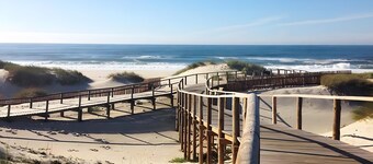 Apartment 'Xavega' with Sea View, Private Terrace and Balcony