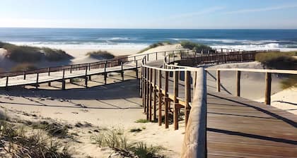 Apartment 'Xavega' with Sea View, Private Terrace and Balcony