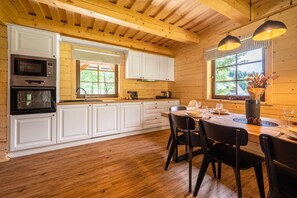 Private kitchen - Tranquil Villa in Velke Karlovice (Velké Karlovice)