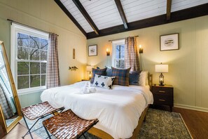 4 bedrooms, iron/ironing board, travel crib, WiFi