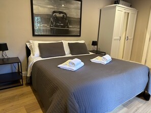 1 bedroom, iron/ironing board, travel crib, WiFi