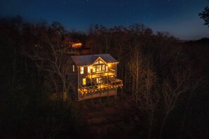 Exterior - Private Lake Open! Luxe 5BR, Epic Lake View, 8ppl Hot Tub + Game Rm (Lake Lure)