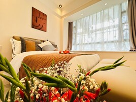 Wifi gratis y ropa de cama 