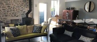 Large family home 600 metres from the beach and market in La Baule