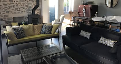 Large family home 600 metres from the beach and market in La Baule