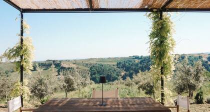 Mondomini Panoramic Cottage, stunning view on sea, hills and 8500 olive trees