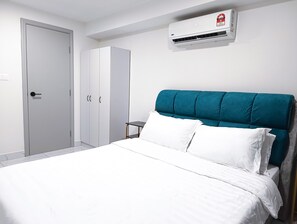 2 室のベッドルーム、WiFi、ベッドシーツ