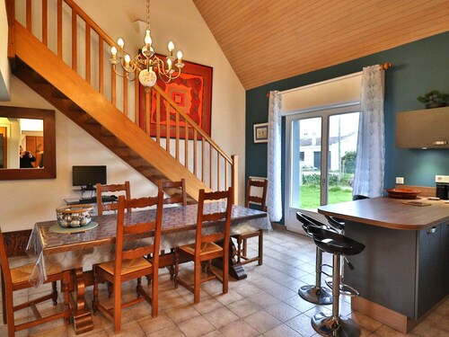 Maison confortable 3 chambres, jardin, proche plages & bourg, WiFi, parking