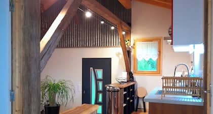 Half-chalet in the mountains