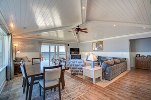 Smart TV - "As You Wish" Oceanfront Home with Ground Floor Apartment & Game Room (Surf City)