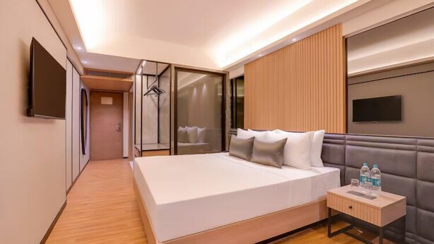 Deluxe Double Room, Balcony, City View | Laptop workspace, iron/ironing board, WiFi (free) - GT Residency (Sohna)