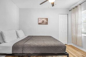 2 bedrooms, desk, iron/ironing board, WiFi - Waterfront Dream w Private Pier - Walk to Beach! (Cocoa Beach)