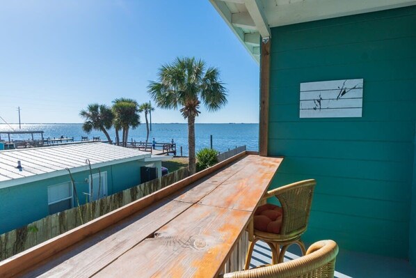 Terrace/patio - Waterfront Dream w Private Pier - Walk to Beach! (Cocoa Beach)