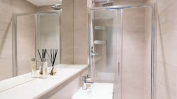 Shower, hair dryer