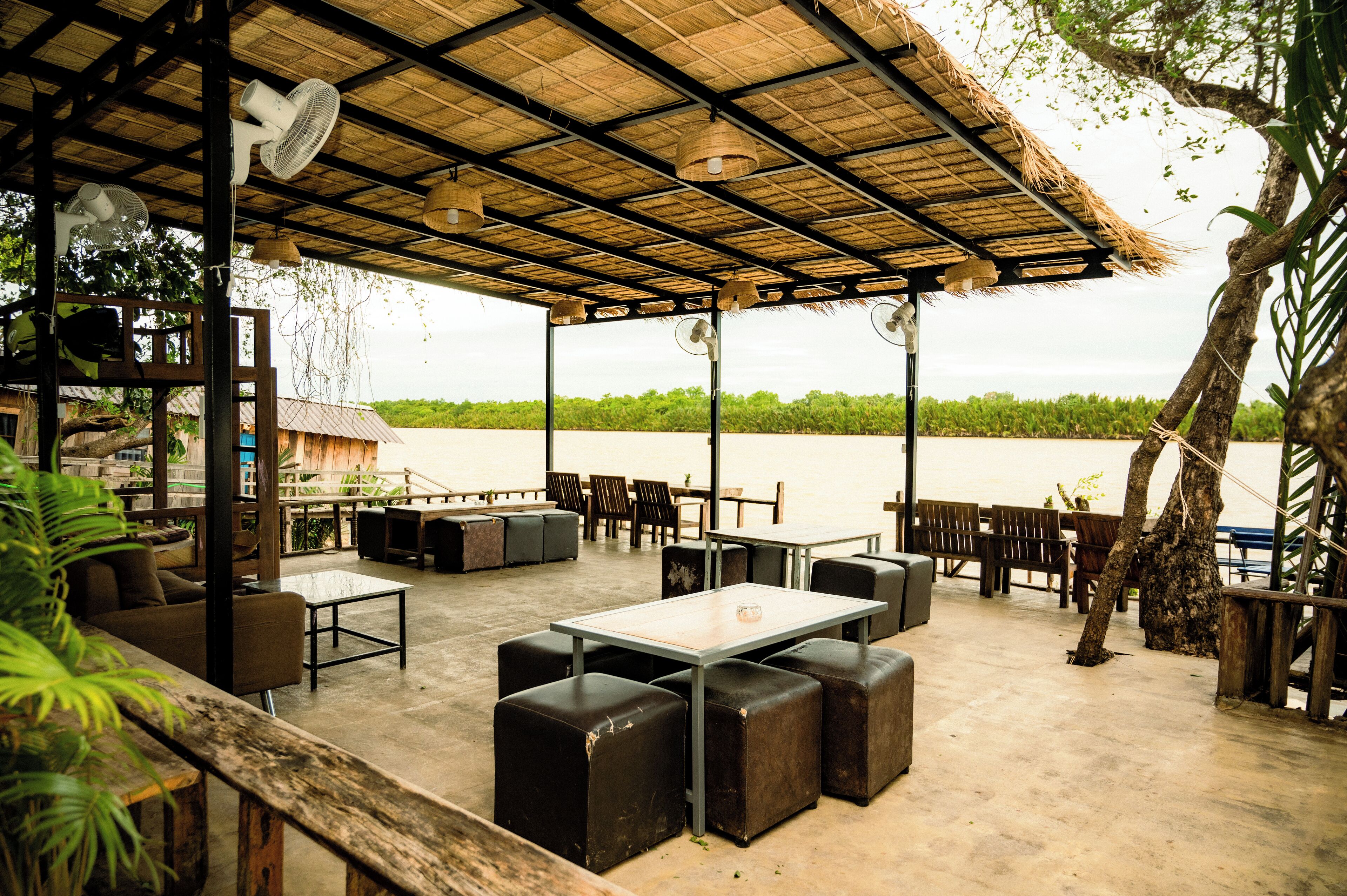 Blick von der Unterkunft