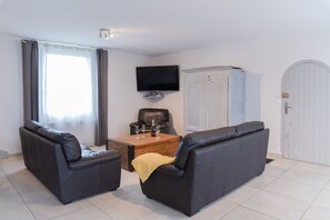 Fernseher, Kamin