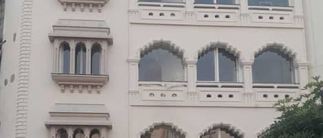 Façade de l’hébergement