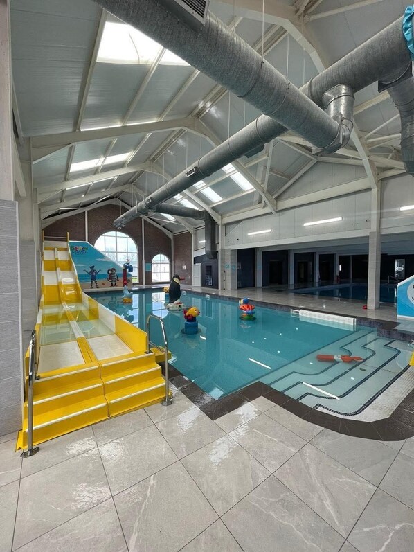Indoor pool, a heated pool