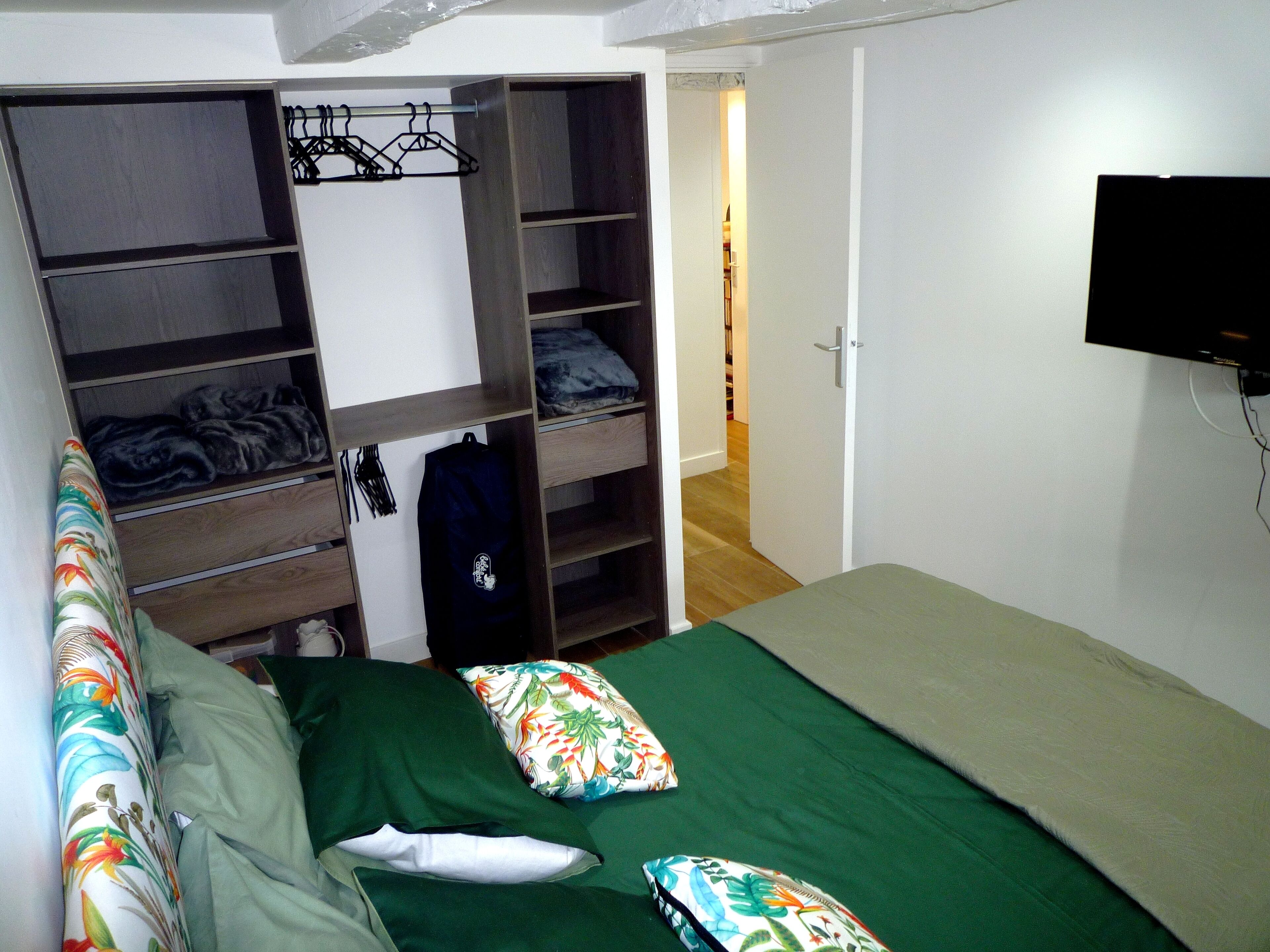 2 bedrooms, iron/ironing board, travel crib, WiFi