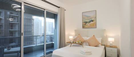 1 室のベッドルーム、アイロン / アイロン台、WiFi (無料)、ベッドシーツ