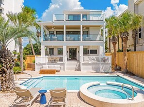 A heated pool - New! Gulf Front with Private Pool and Panoramic Views- Sandpiper's Retreat (Santa Rosa Beach)