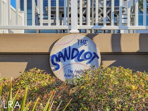 Exterior detail - The Sandlot - Renovated & Right on the Beach! (Topsail Beach)