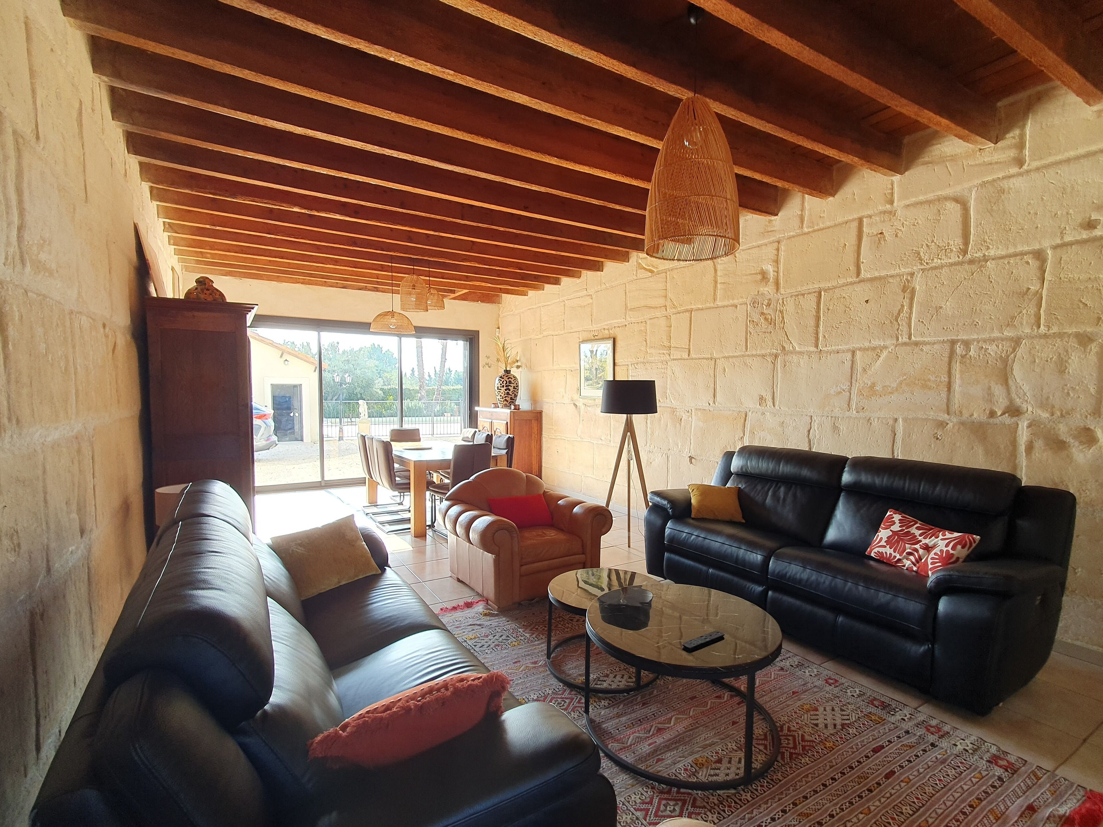 TV connectée, cheminée