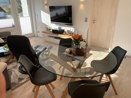 Family Condo, 2 Bedrooms, Non Smoking, Sauna | In-room dining