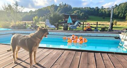 THE OLD BARN: Luxury house with whirlpool & fireplace. Base Giant Mountains/Berlin.