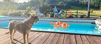 THE OLD BARN: Luxury house with whirlpool & fireplace. Base Giant Mountains/Berlin.