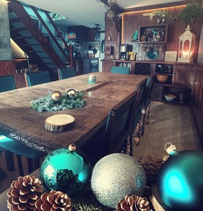 Dining - THE OLD BARN: Luxury house with whirlpool & fireplace. Base Giant Mountains/Berlin. (Plóczki Górne)