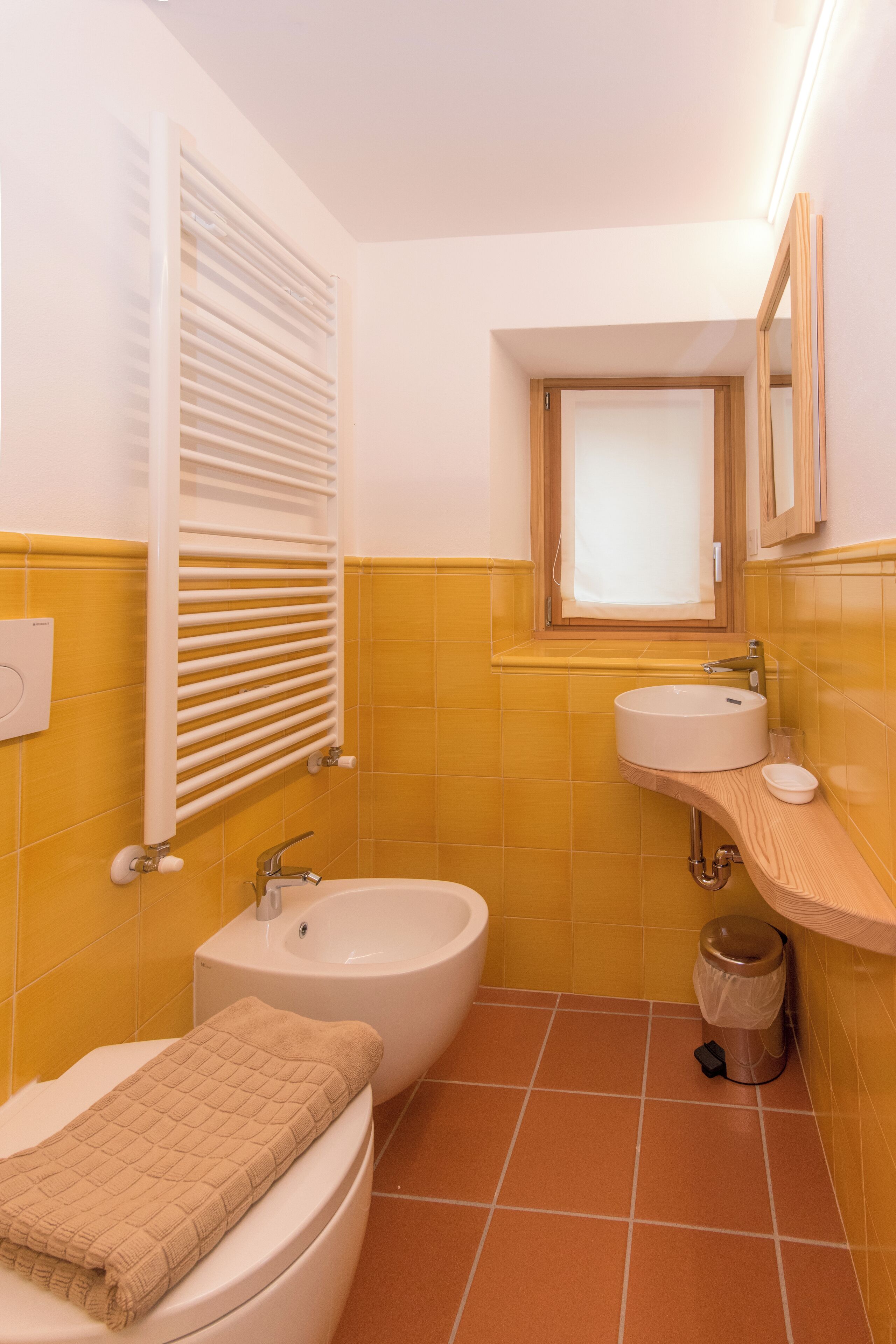 Dusche, Haartrockner, Bidet, Handtücher