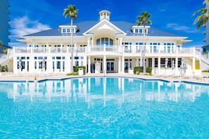 Indoor pool, a heated pool