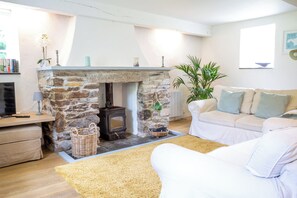 Smart TV, fireplace, books, stereo - Cosy cottage in beautiful valley near the beach, pet friendly  (Saint Austell)