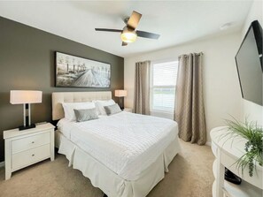 5 bedrooms, iron/ironing board, travel crib, free WiFi