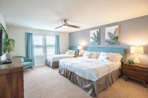 5 bedrooms, iron/ironing board, travel crib, free WiFi