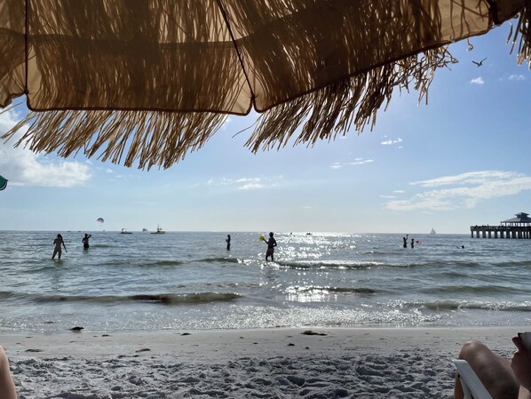 On the beach