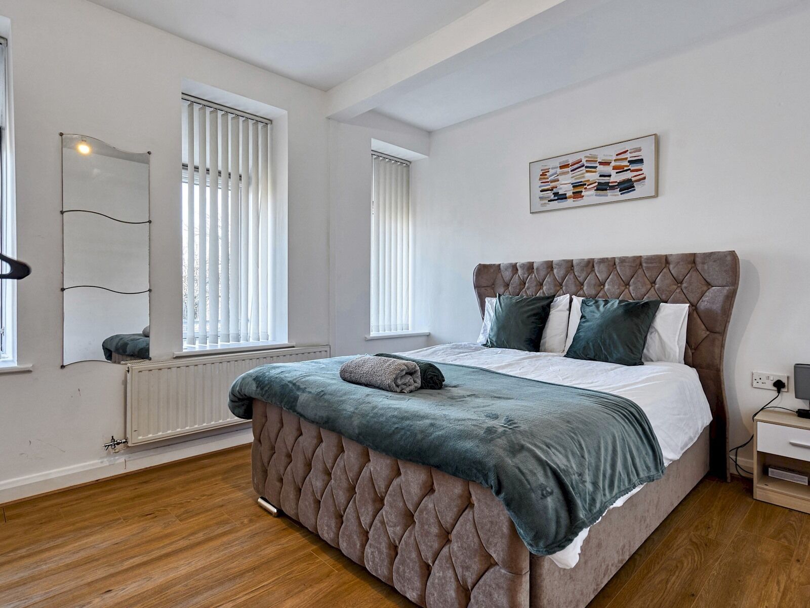 2 bedrooms, iron/ironing board, free WiFi, bed sheets