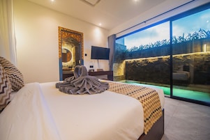 Luxury-Villa, Gartenblick