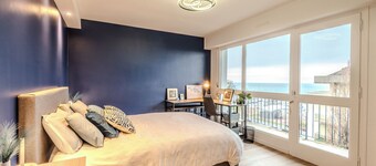 Beautiful 2-bedroom apartment in Evian-les-Bains with view of Lake Geneva