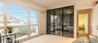 Beautiful 2-bedroom apartment in Evian-les-Bains with view of Lake Geneva