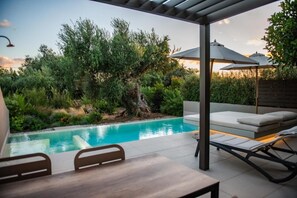 Living area - Nestor Luxury Villas (Pylos-Nestoras)